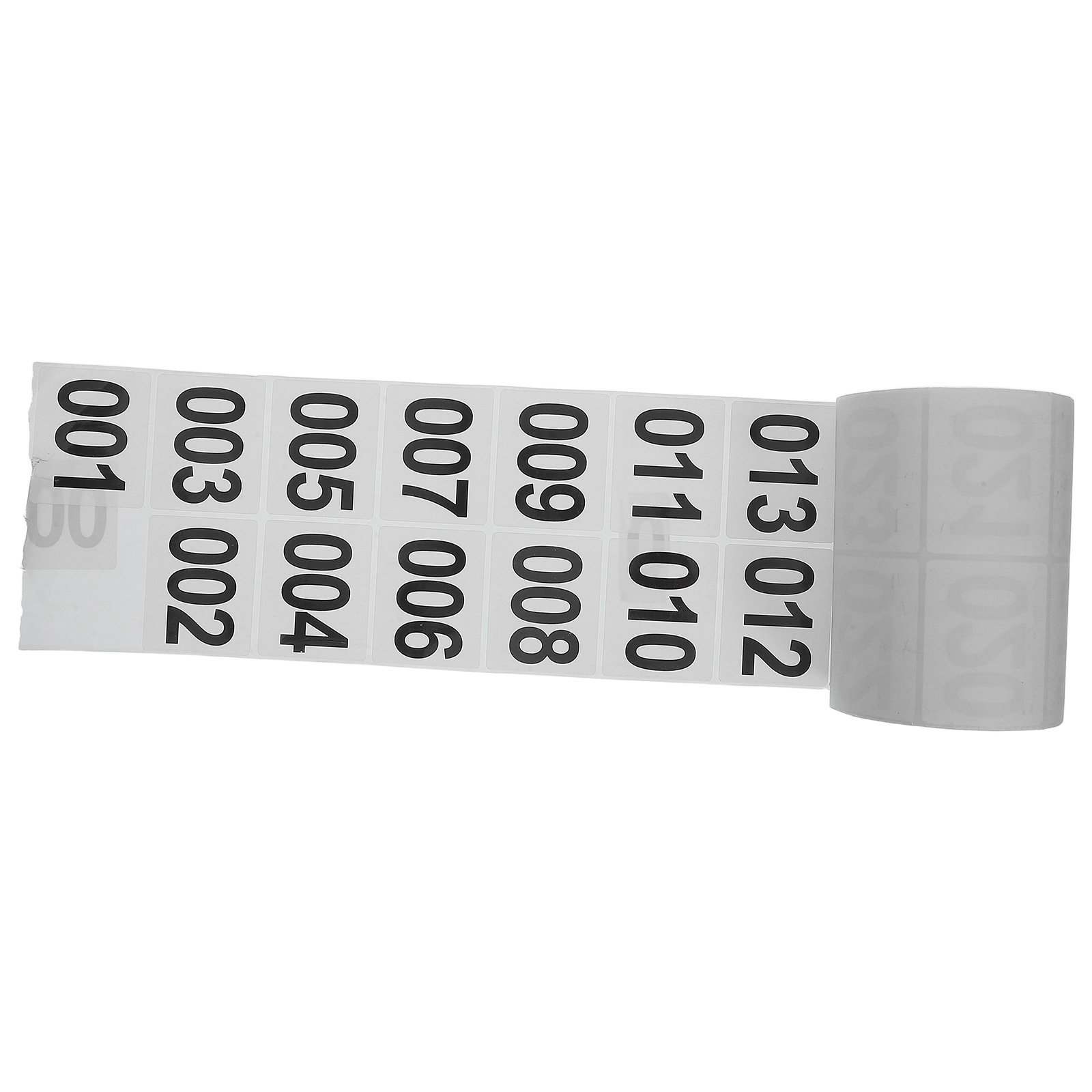 Sticker Label Roll - 1 Roll Inventory Labels Self-Adhesive Consecutive