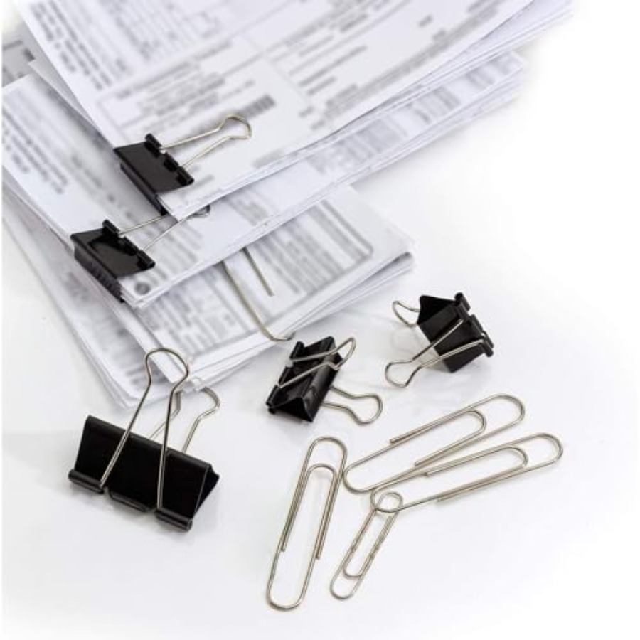 340 PCS Paper Clips and Binder – обзор и цена Binder Clip Assorted