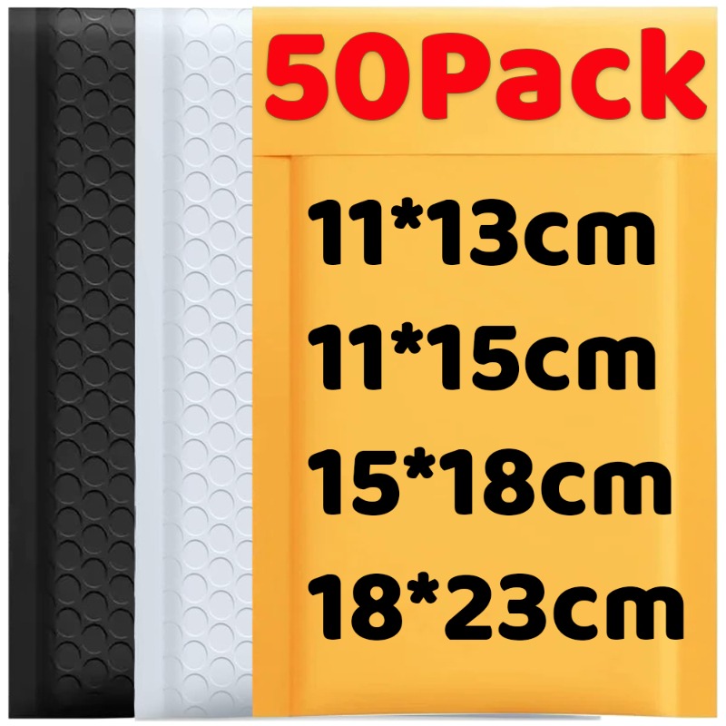 10-50Pack Kraft Bubble Mailers – обзор и цена Letter Envelope Kraft