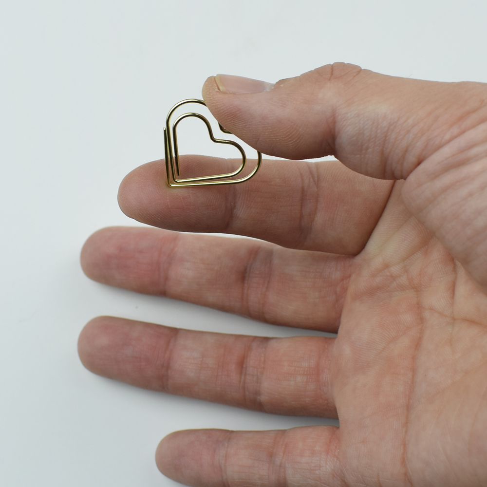 12-Piece Set Heart Paper Clips – обзор и цена Binder Clip Assorted