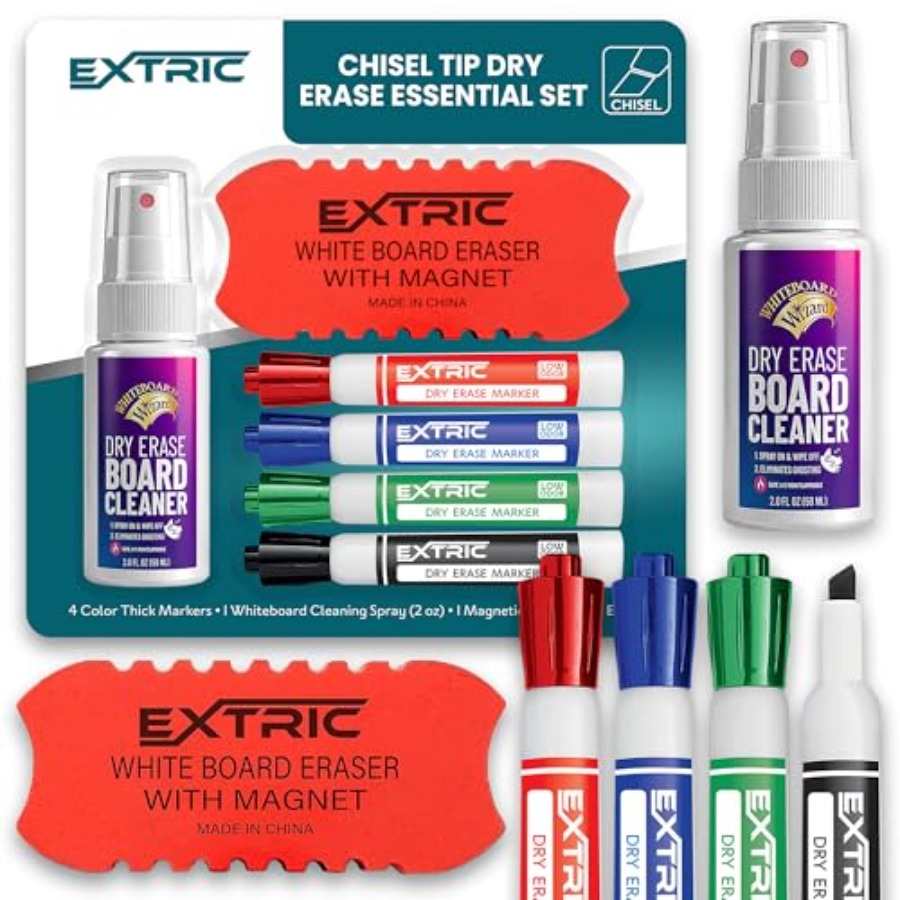 Dry Erase Markers Set, 4 White – обзор и цена Whiteboard Marker Set