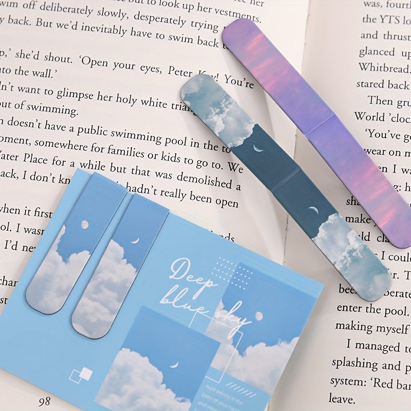 2pcs Landscape Themed Magnetic – обзор и цена Bookmark Magnetic Clip