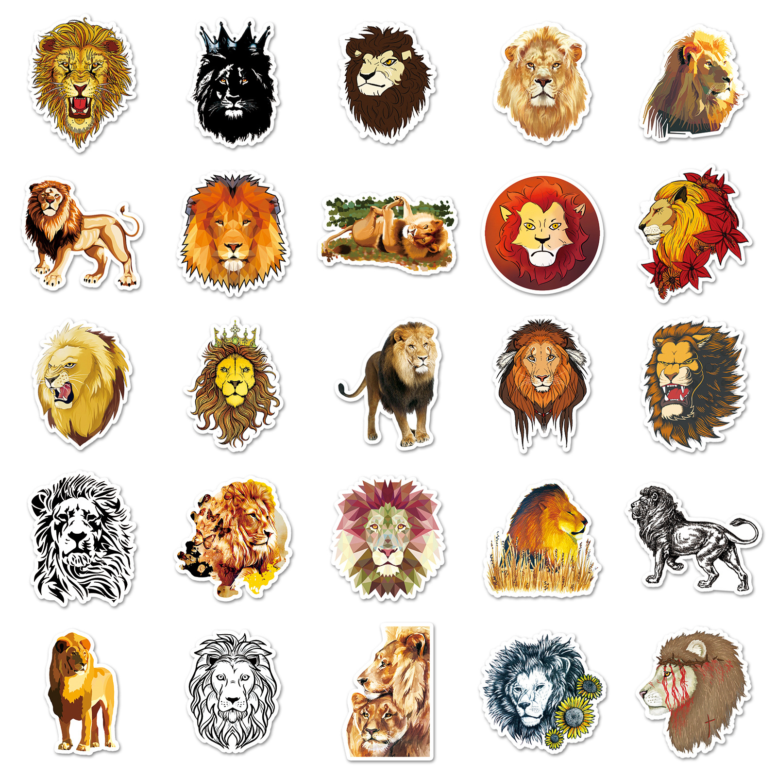 50-Pack Lion Graffiti Stickers – обзор и цена Lion Stationery & Office Supply(Kunshan)Co.Ltd