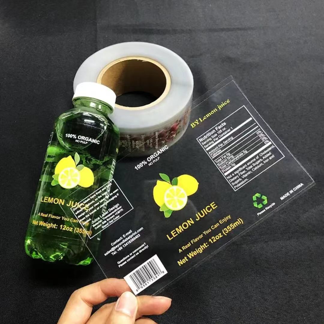 Custom Printed Transparent BOP – обзор и цена Sticker Label Roll