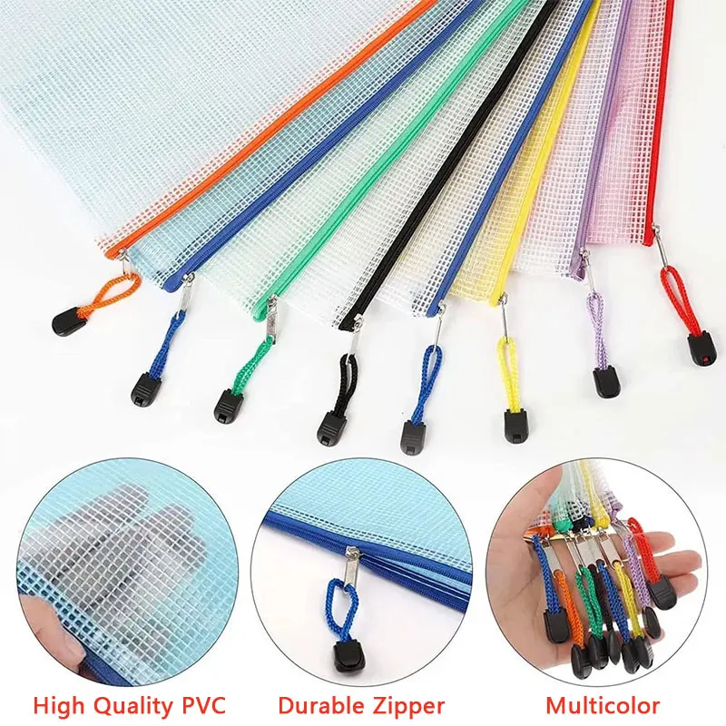 A3/A4/A5/A6 Mesh Zipper Pouch  – обзор и цена Portfolio Folder Zip
