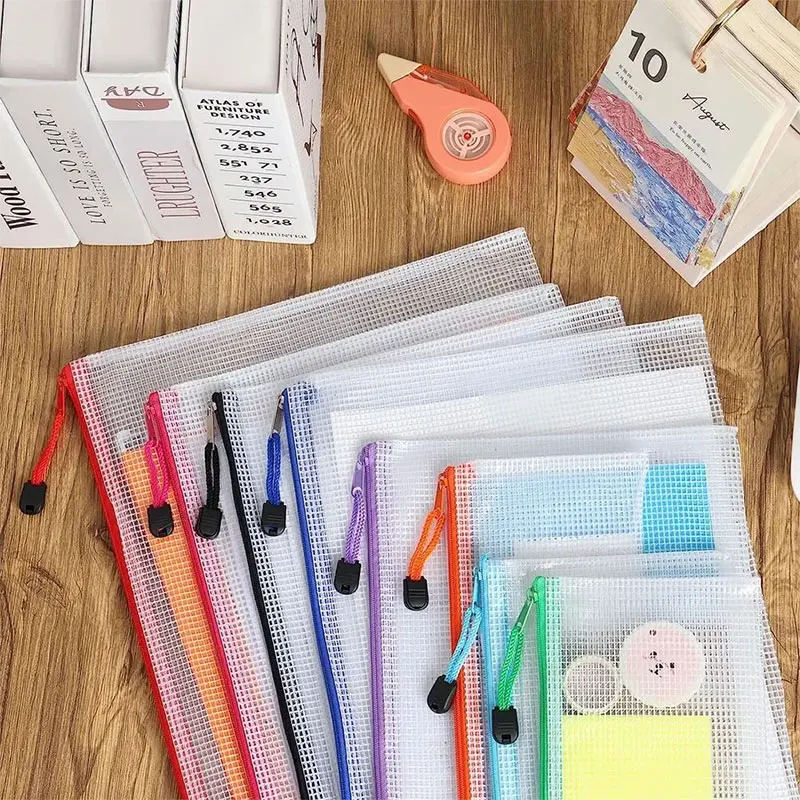 A3/A4/A5/A6 Mesh Zipper Pouch  – обзор и цена Portfolio Folder Zip