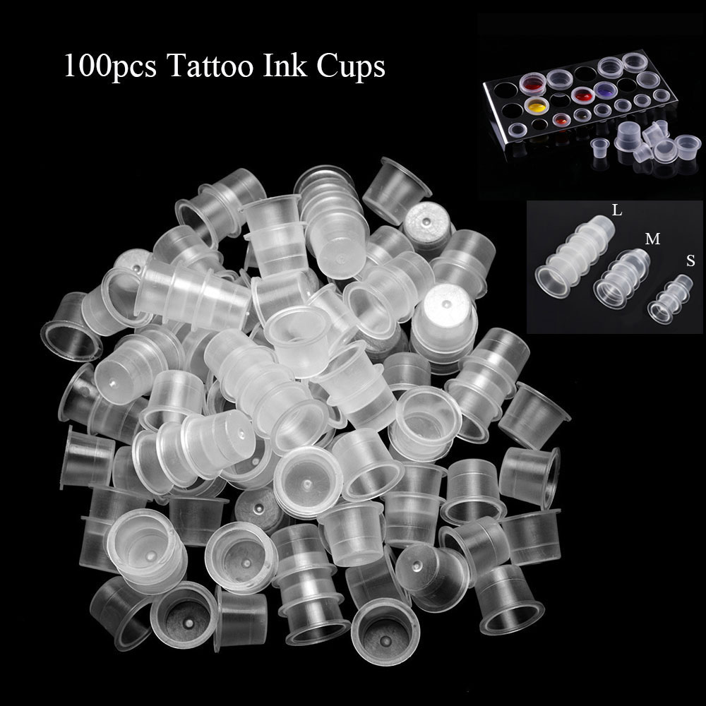 100pcs Transparent Tattoo Pigm – обзор и цена Calligraphy Ink Bottle