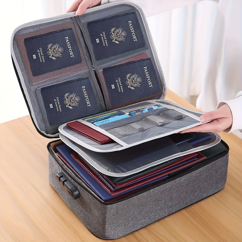 Lockable File Storage Bag,3-La – обзор и цена Portfolio Folder Zip