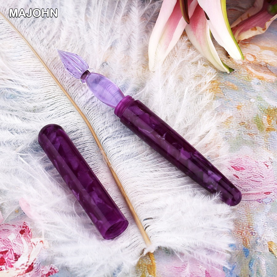 MAJOHN N10 Resin Handmade Glas – обзор и цена Fountain Pen Ink