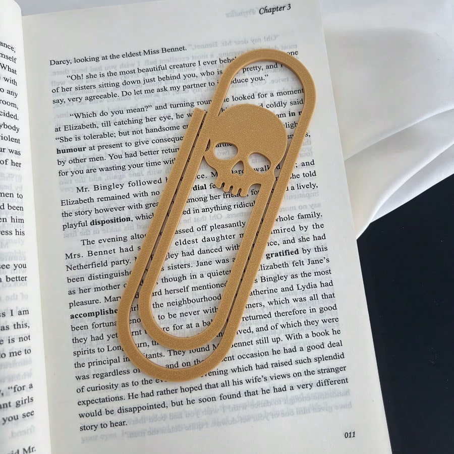 Creative Giant Skeleton Paper  – обзор и цена Bookmark Magnetic Clip
