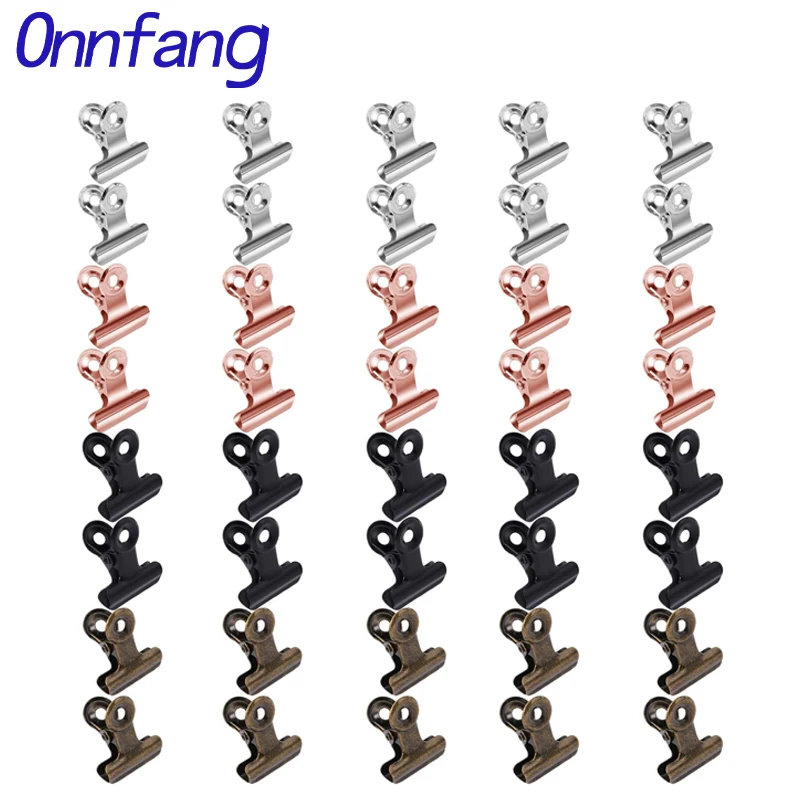 40/20PCS  Set Mini 21x23mm Met – обзор и цена Binder Clip Assorted