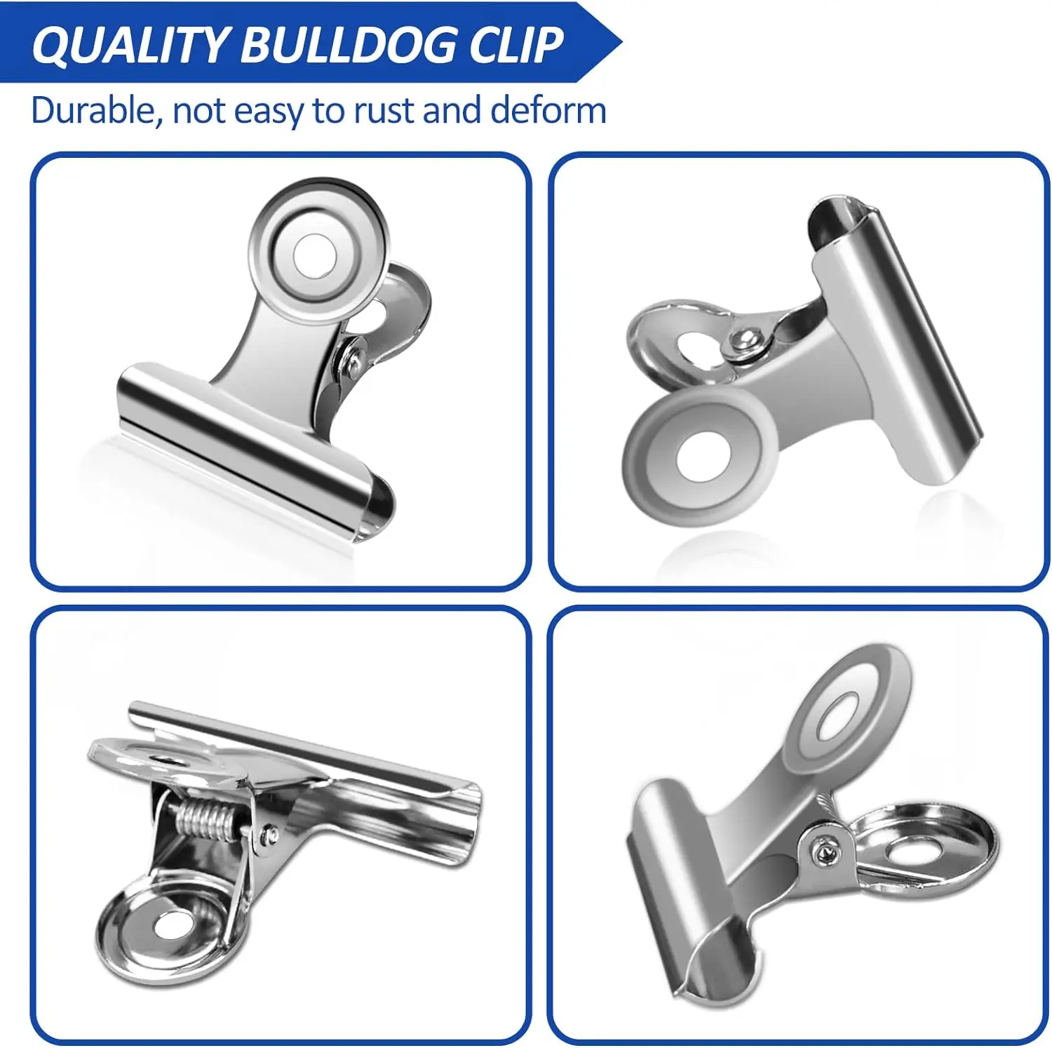 40/20PCS  Set Mini 21x23mm Met – обзор и цена Binder Clip Assorted