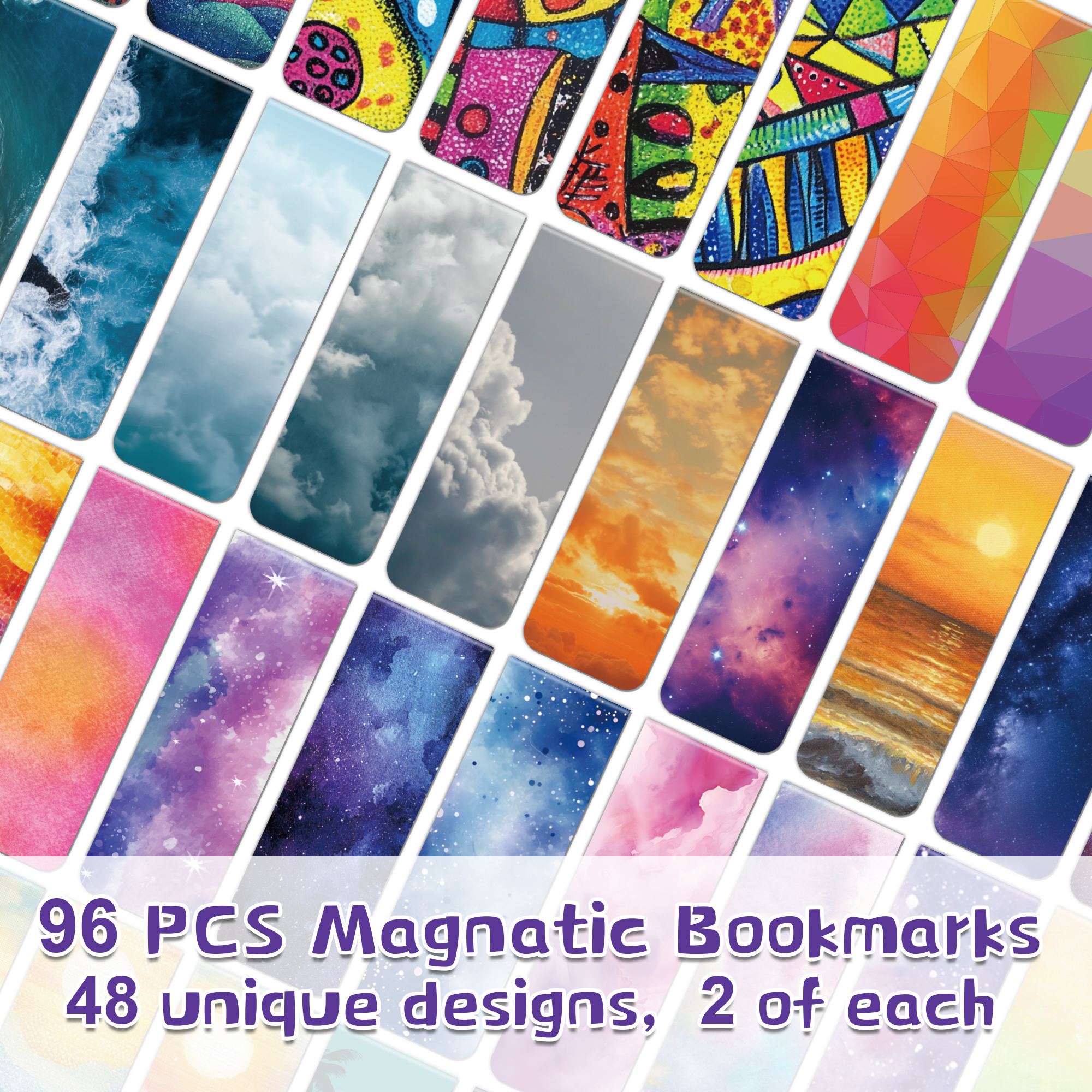 96pcs Colorful Magnetic Bookma – обзор и цена Bookmark Magnetic Clip