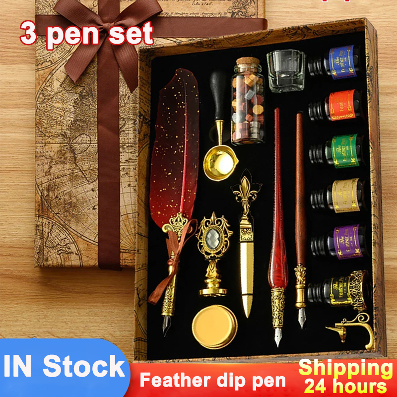 Classic Calligraphy Feather Pe – обзор и цена Calligraphy Ink Bottle