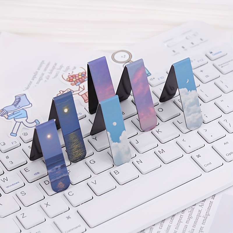 2pcs Landscape Themed Magnetic – обзор и цена Bookmark Magnetic Clip