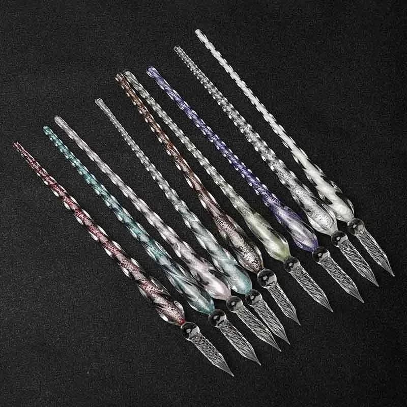 Colored Crystal Glass Dip Pen  – обзор и цена Fountain Pen Ink