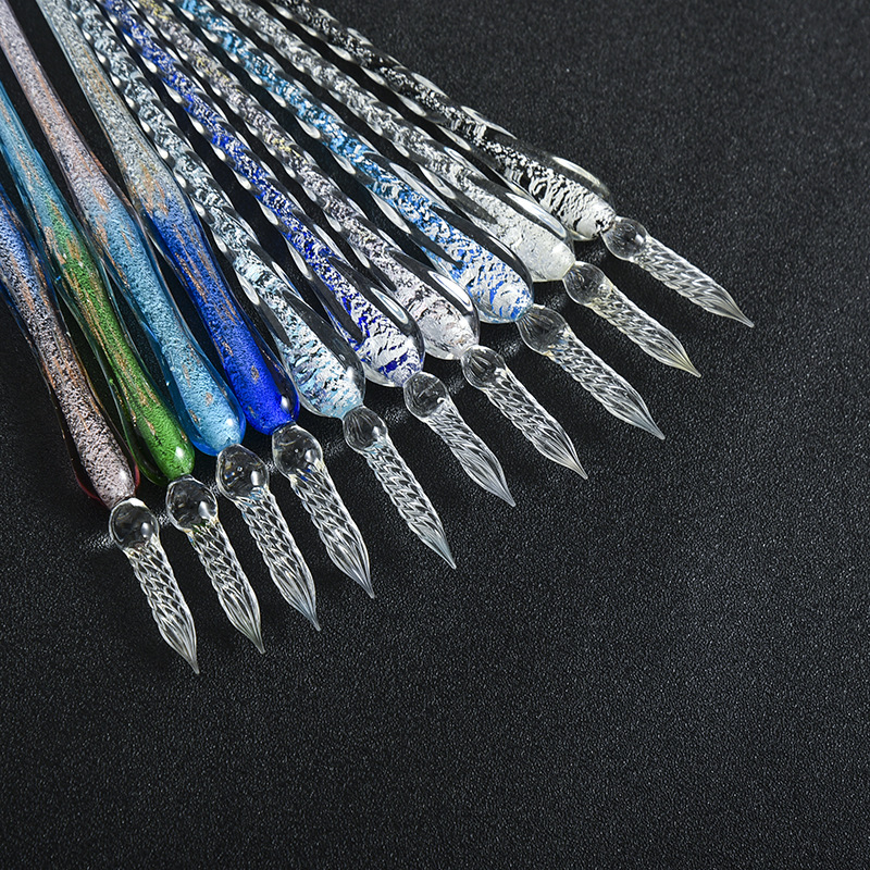 Colored Crystal Glass Dip Pen  – обзор и цена Fountain Pen Ink