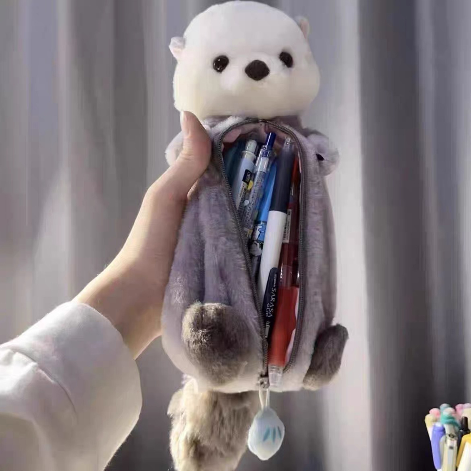 Creative Plush Toy Pencil Case – обзор и цена Stationery Supply