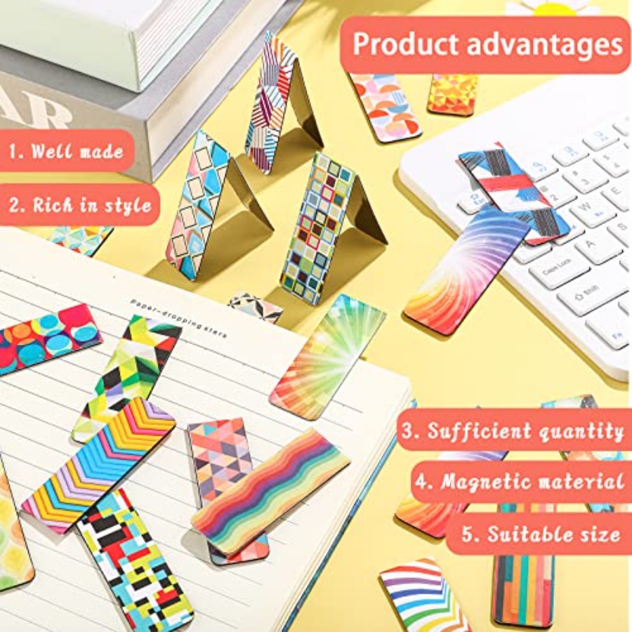 80 Pcs Optical Magnetic Bookma – обзор и цена Bookmark Magnetic Clip