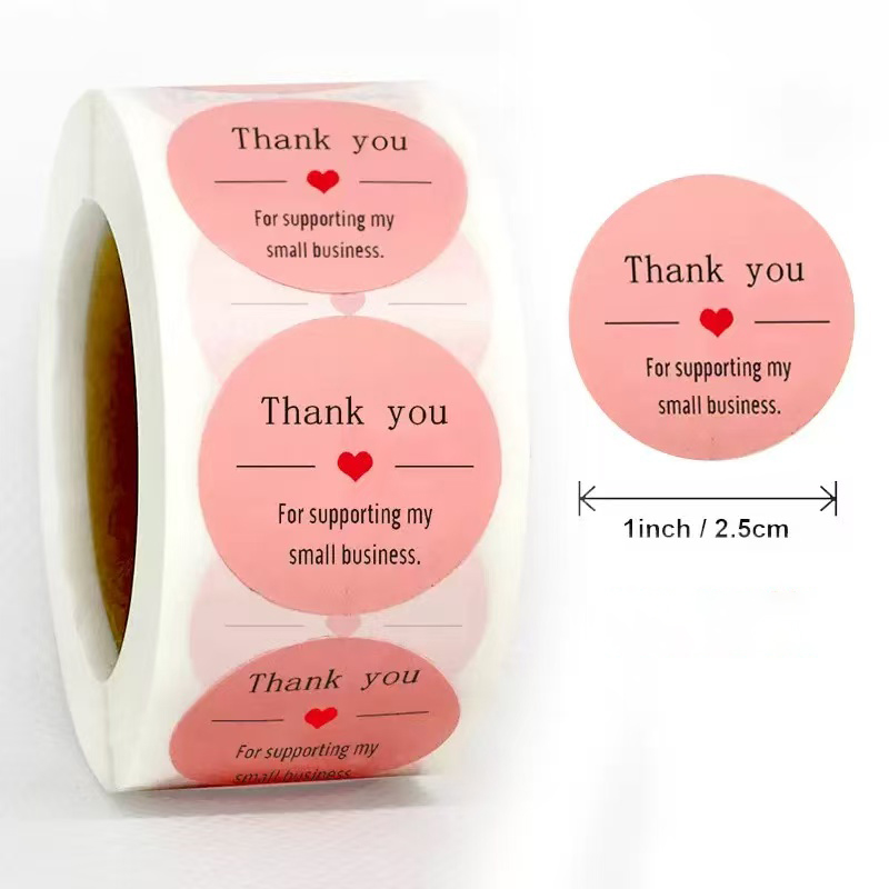 Thank You for Supporting My Sm – обзор и цена Sticker Label Roll