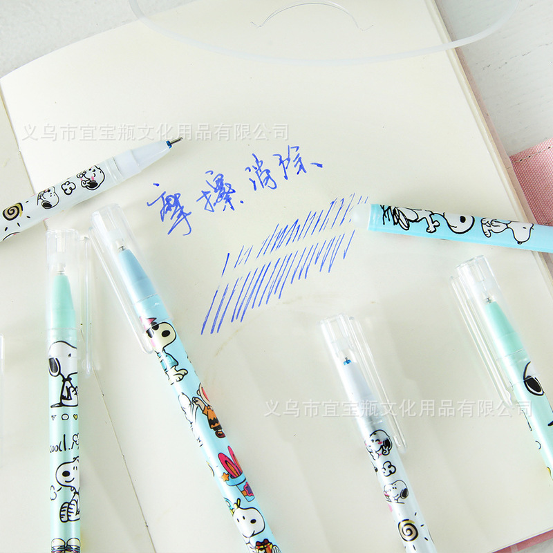 Snoopy Erasable Gel Pen Set 0. – обзор и цена Office Supply Office Stationery Items