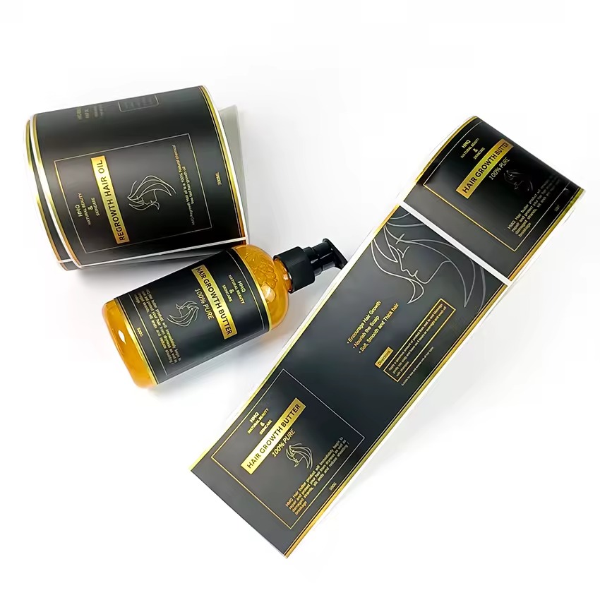 Custom Luxury Gold Foil Vinyl  – обзор и цена Sticker Label Roll