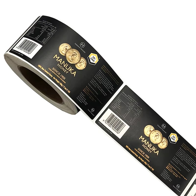 Custom Luxury Gold Foil Vinyl  – обзор и цена Sticker Label Roll