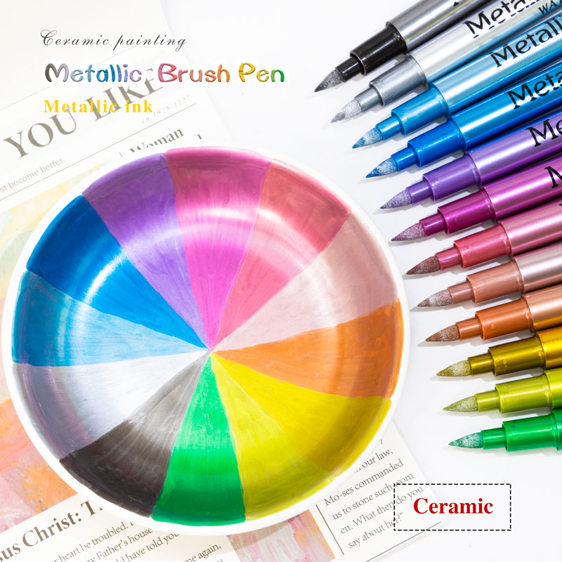 24 Colors Metallic Acrylic Pai – обзор и цена Whiteboard Marker Set