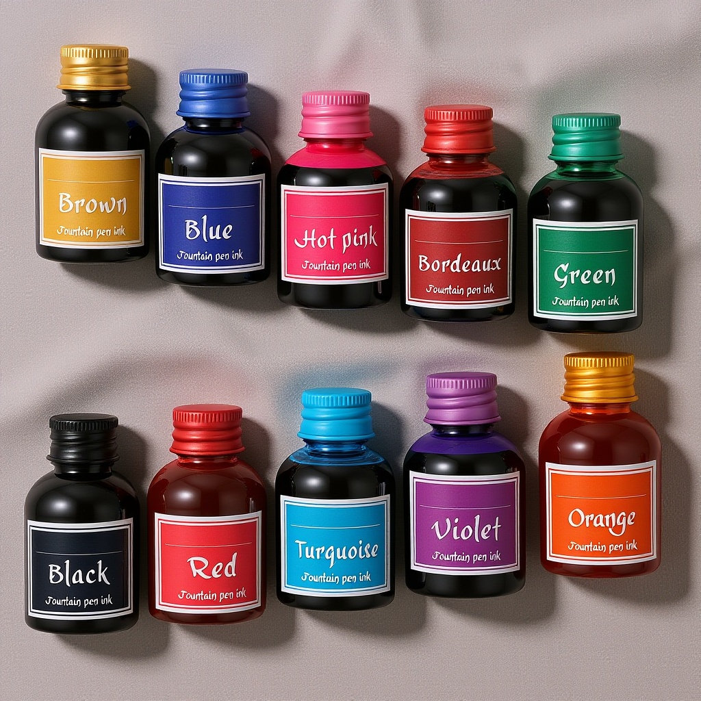 10 Bottles Bottled Ink Calligr – обзор и цена Calligraphy Ink Bottle