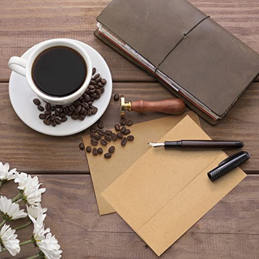 Kraft Paper Envelopes, 50 Pack – обзор и цена Letter Envelope Kraft