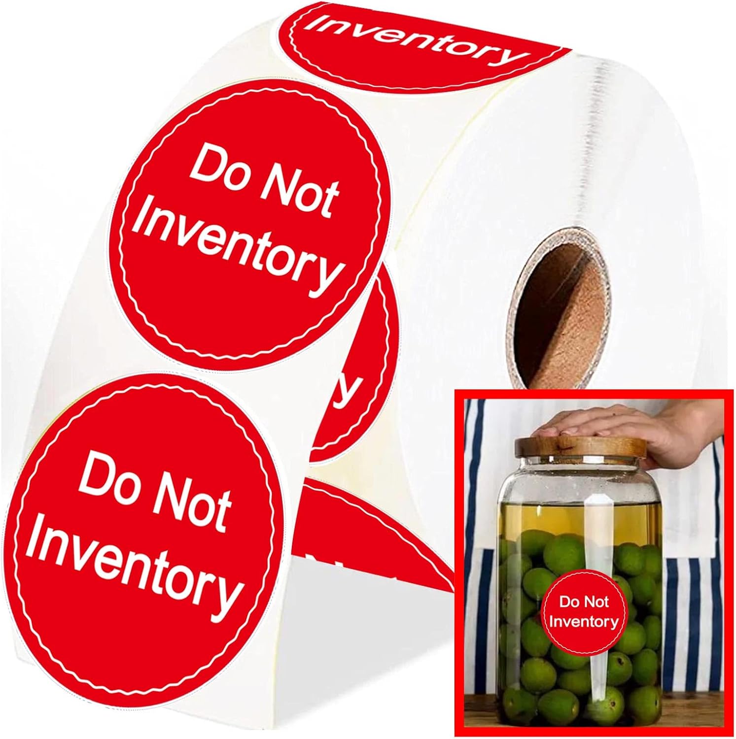 Do Not Inventory Labels 2 inch – обзор и цена Sticker Label Roll