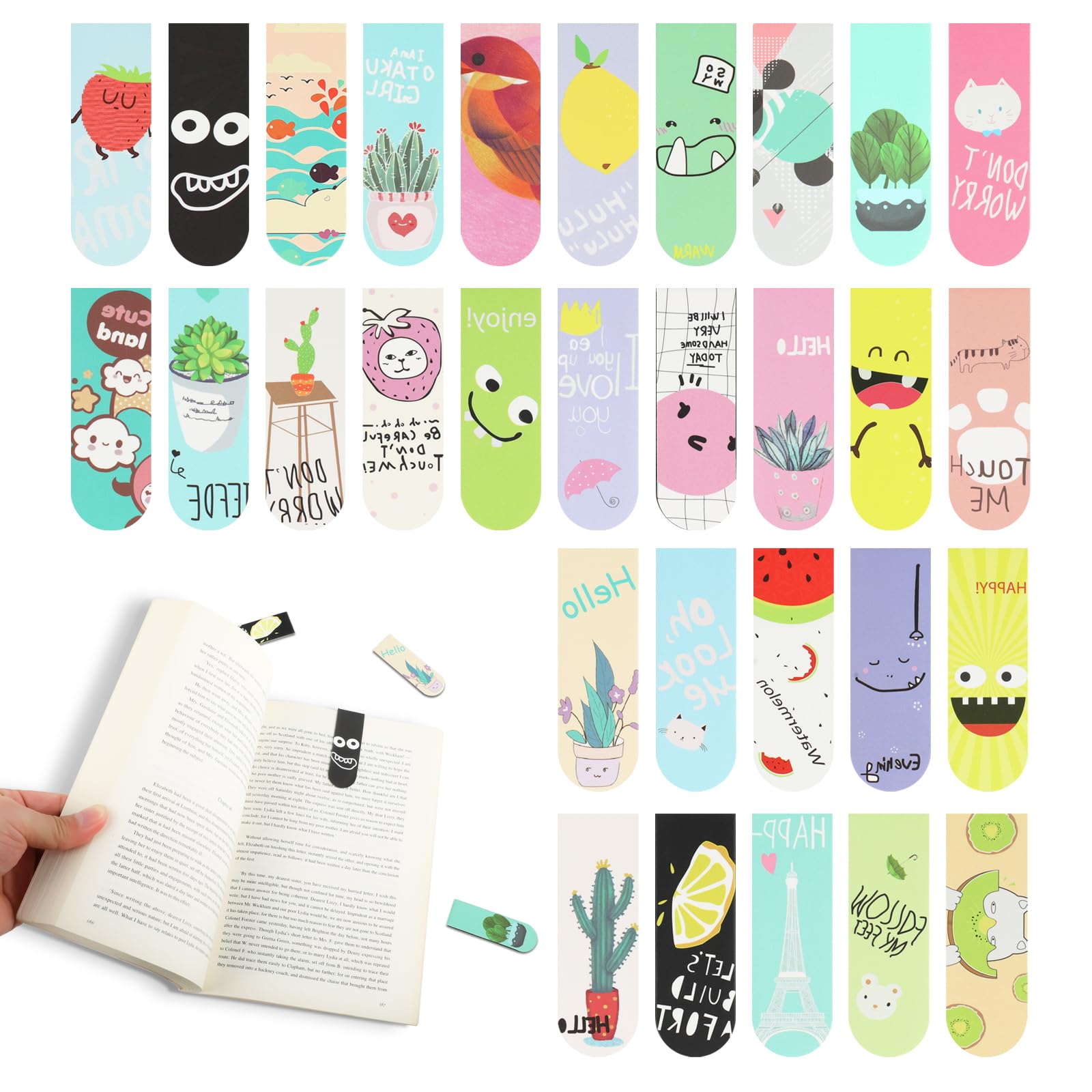 18pcs/30pcs Magnetic Bookmarks – обзор и цена Bookmark Magnetic Clip