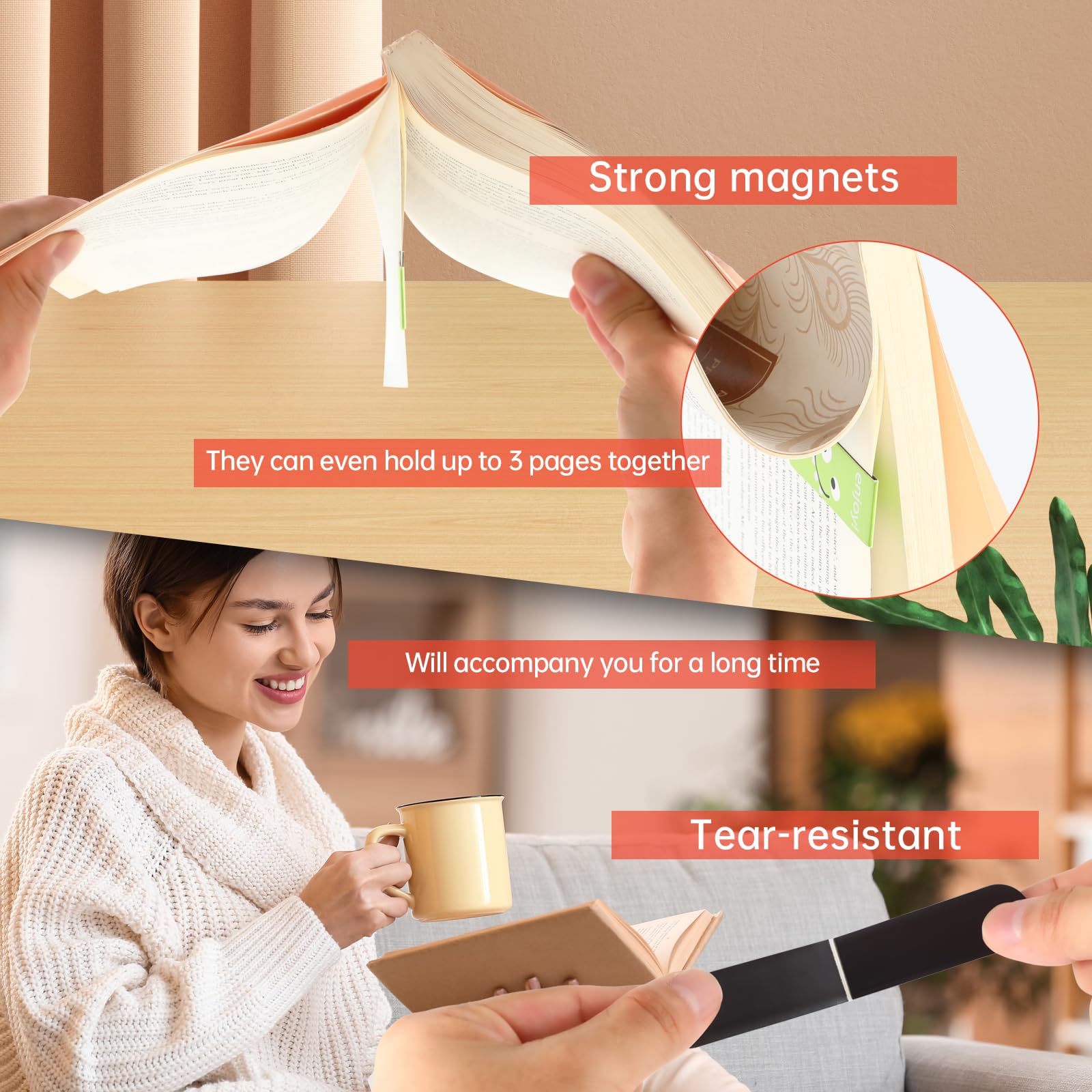 18pcs/30pcs Magnetic Bookmarks – обзор и цена Bookmark Magnetic Clip