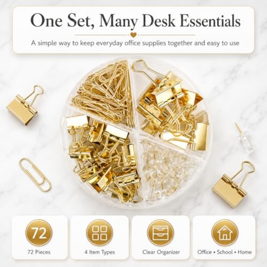 Paper Binder and Clips Set, Me – обзор и цена Binder Clip Assorted