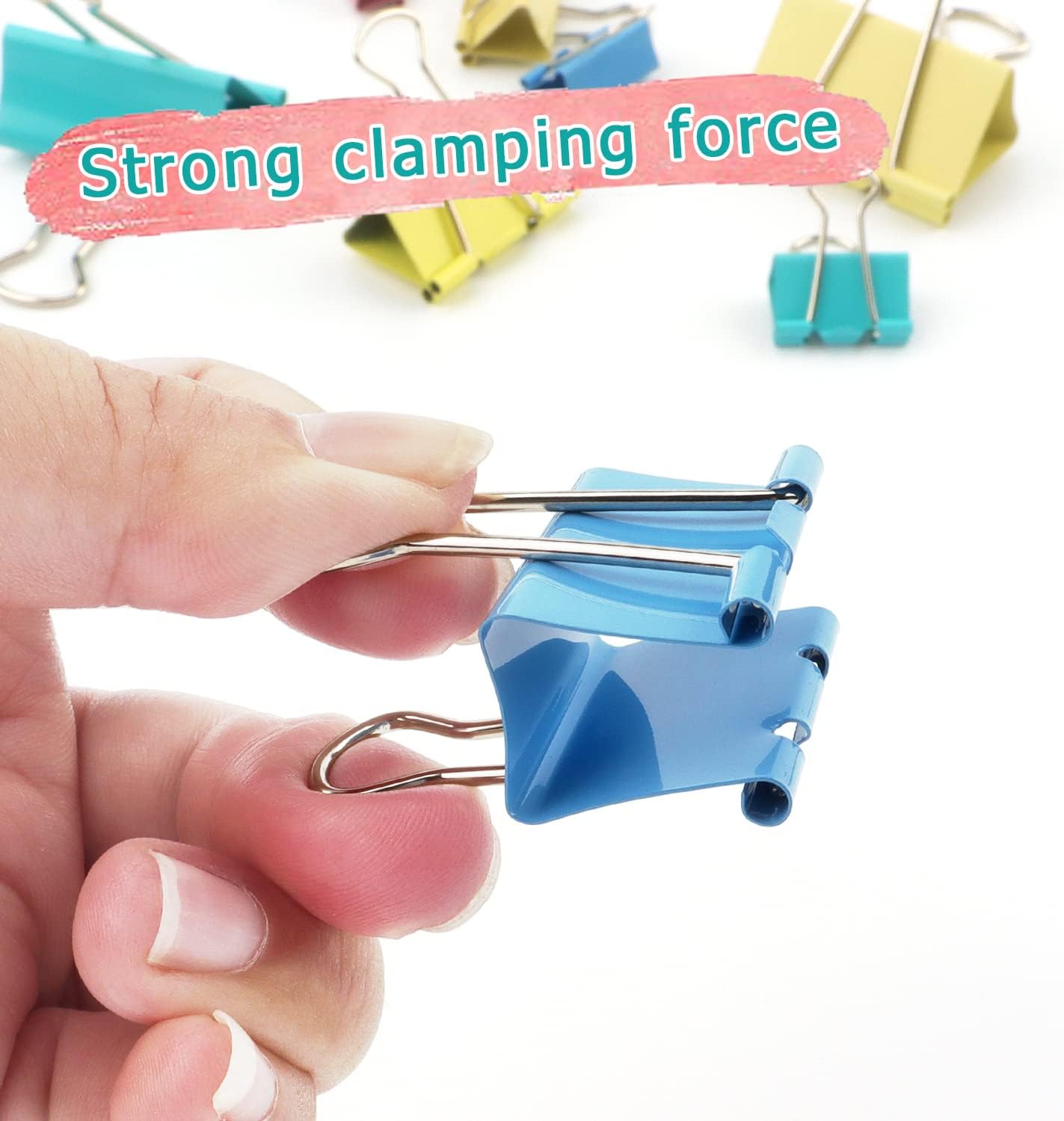 Colorful Binder Clips, Assorte – обзор и цена Binder Clip Assorted