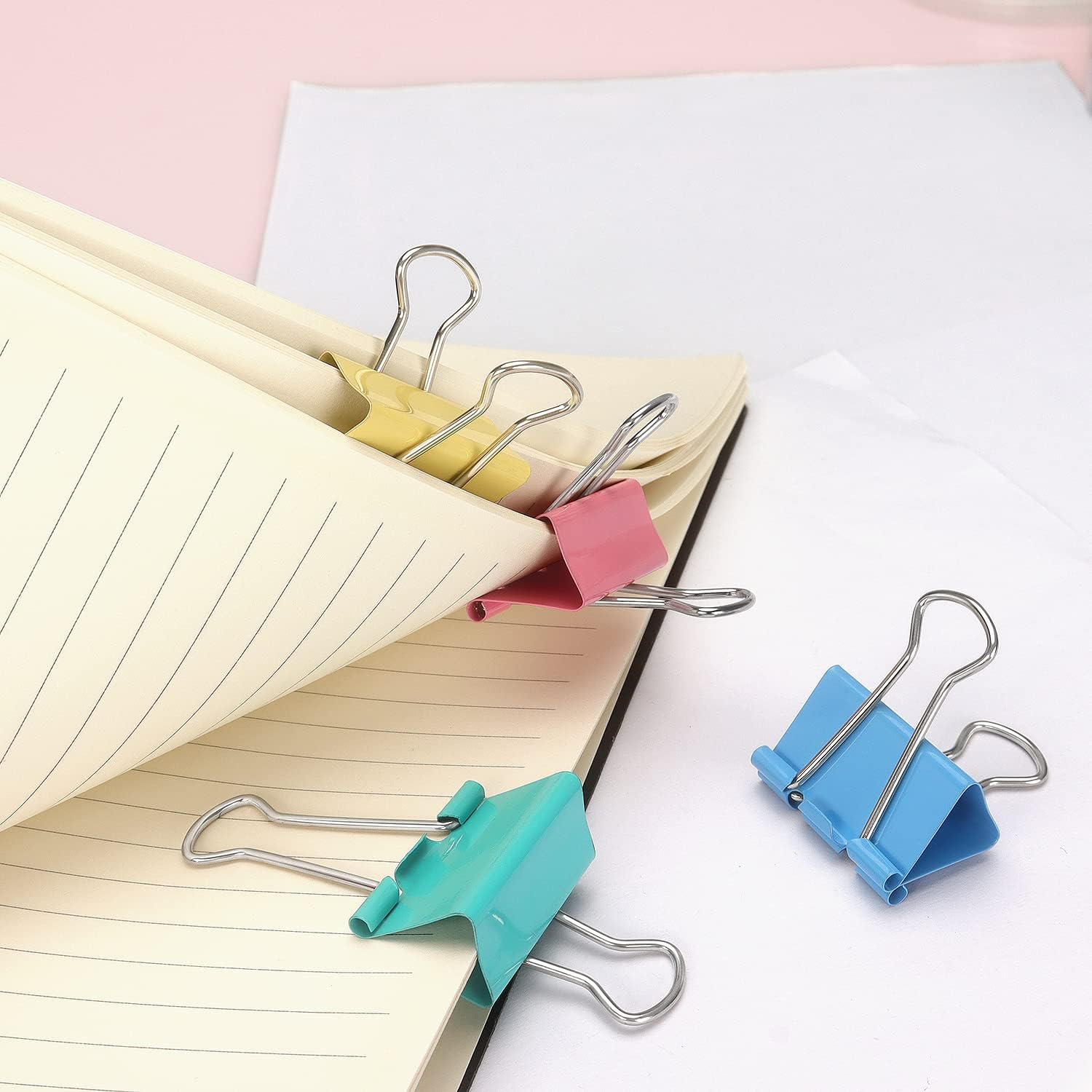 Colorful Binder Clips, Assorte – обзор и цена Binder Clip Assorted