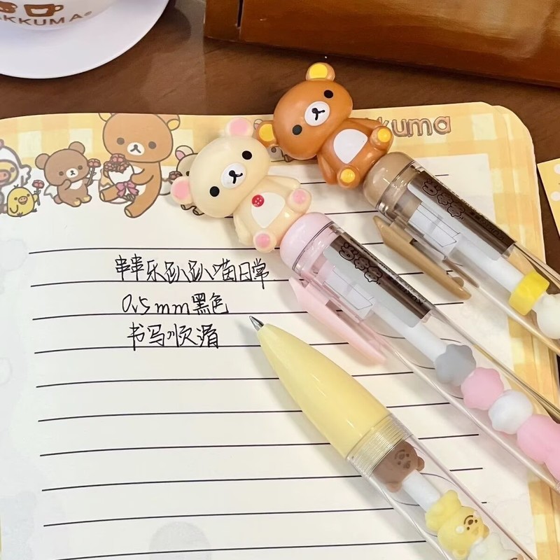 Rilakkuma Beaded Gel Pen Carto – обзор и цена Fountain Pen Ink