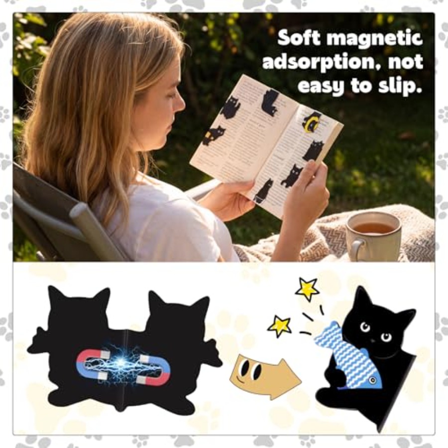 30Pcs Magnetic Bookmarks, Cute – обзор и цена Bookmark Magnetic Clip