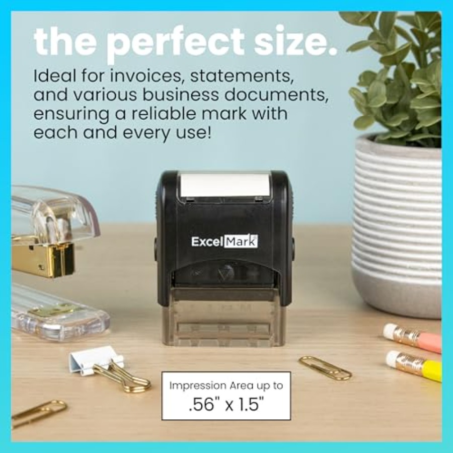 A1539 Self Inking Rubber Bank  – обзор и цена Self Inking Stamp