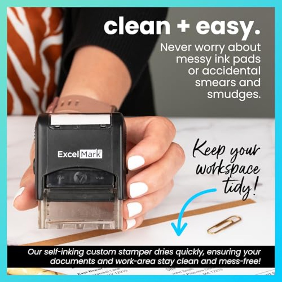 A1539 Self Inking Rubber Bank  – обзор и цена Self Inking Stamp