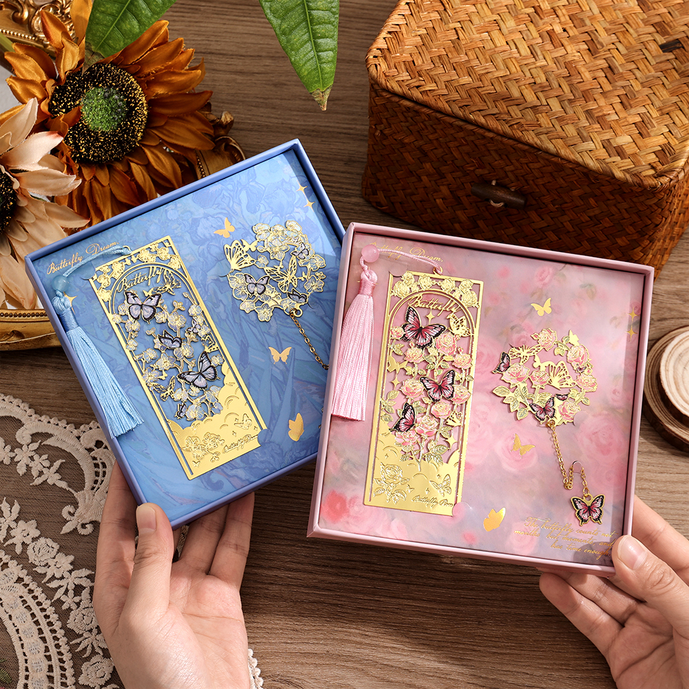 2 Pcs Butterfly Bookmarks With – обзор и цена Stationery Supply