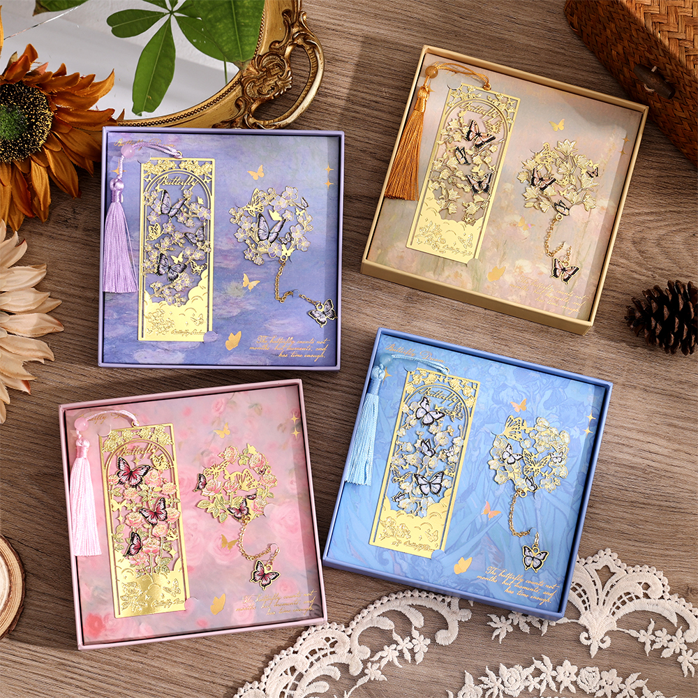 2 Pcs Butterfly Bookmarks With – обзор и цена Stationery Supply