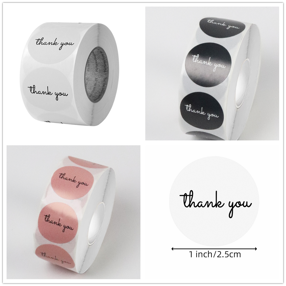 500 Thank You Stickers Roll 25 – обзор и цена Sticker Label Roll