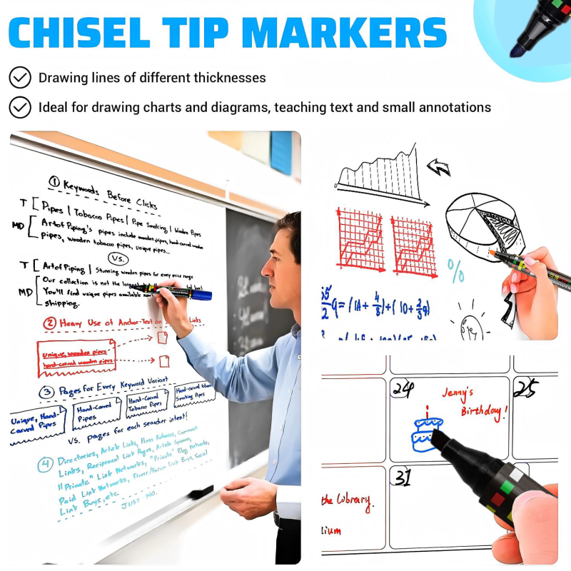 12Colors Whiteboard Marker Set – обзор и цена Whiteboard Marker Set