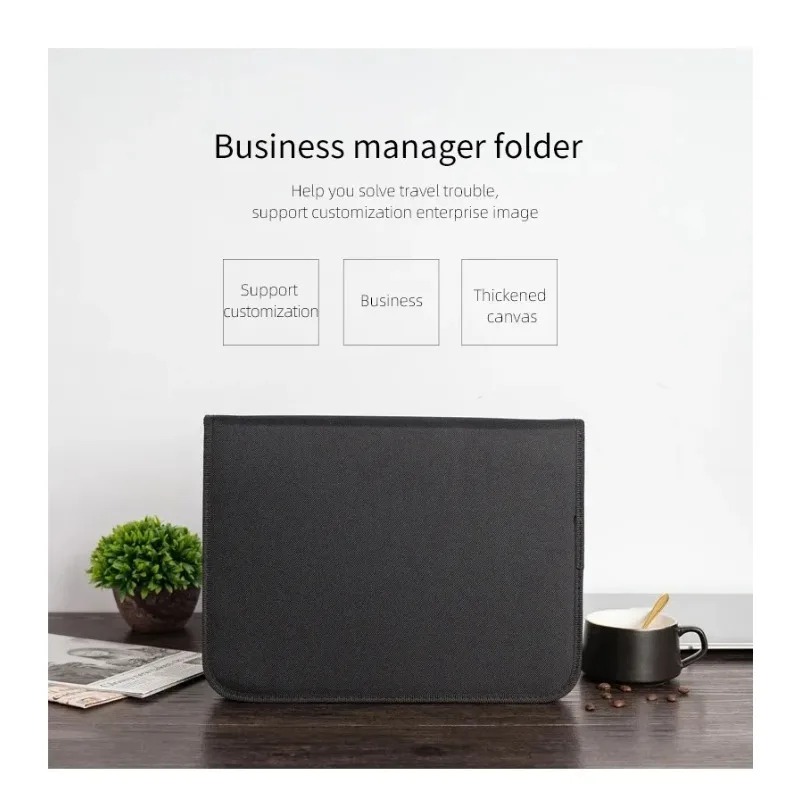 Large Black Business Portfolio – обзор и цена Portfolio Folder Zip