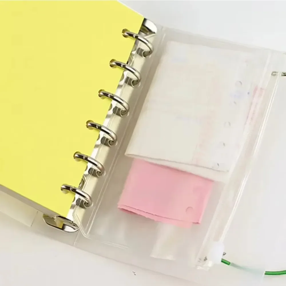 10Pcs  A5 A6 A7 Binder Pocket  – обзор и цена Portfolio Folder Zip