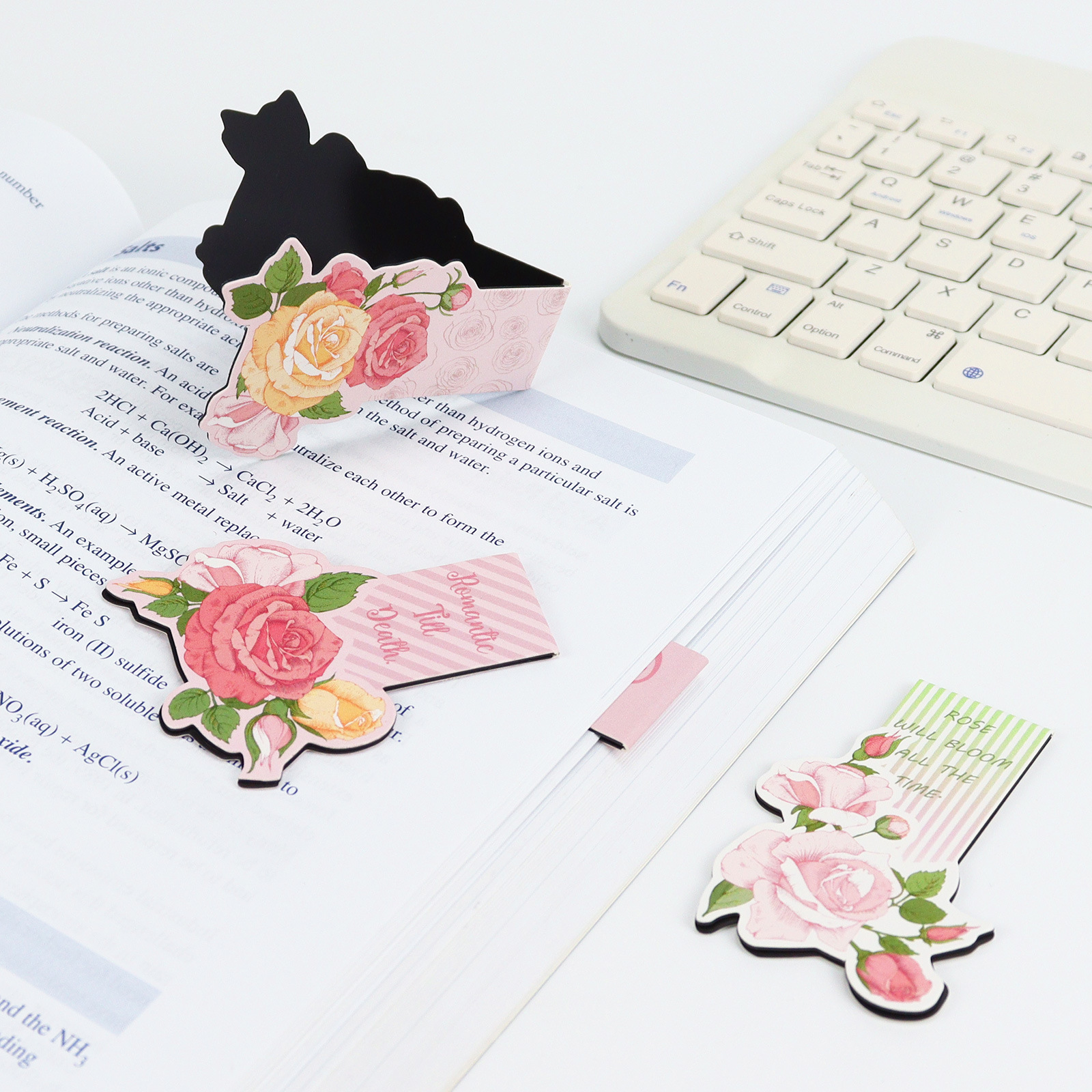 Pink Rose Blossom Alien Magnet – обзор и цена Bookmark Magnetic Clip