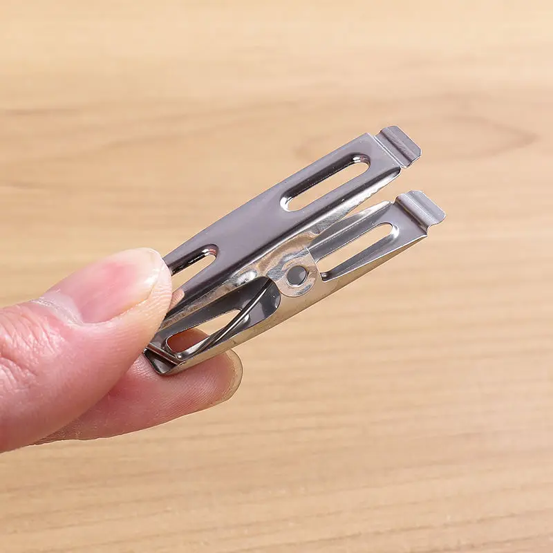 20pcs Stainless Steel Flat Mou – обзор и цена Binder Clip Assorted