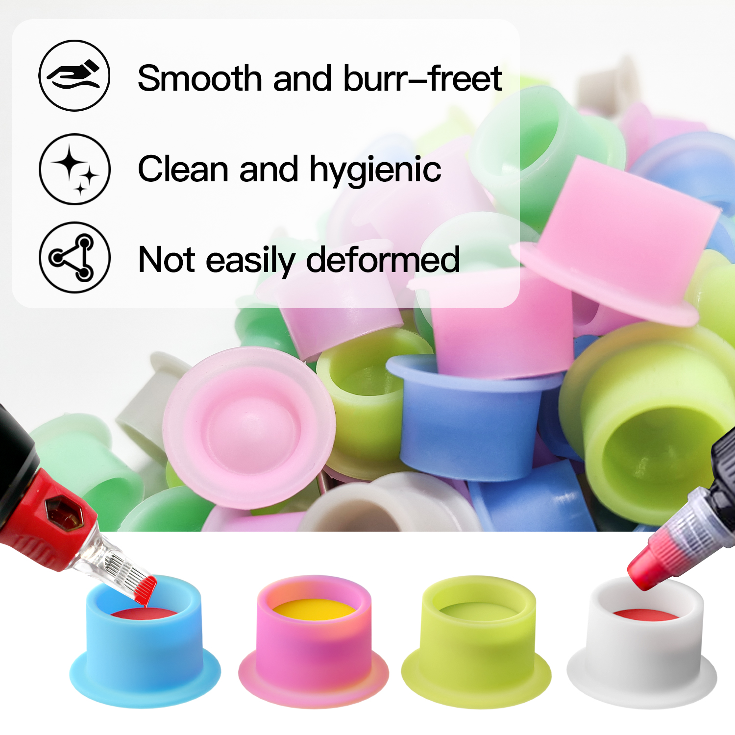 100Pcs Disposable Canned Silic – обзор и цена Calligraphy Ink Bottle