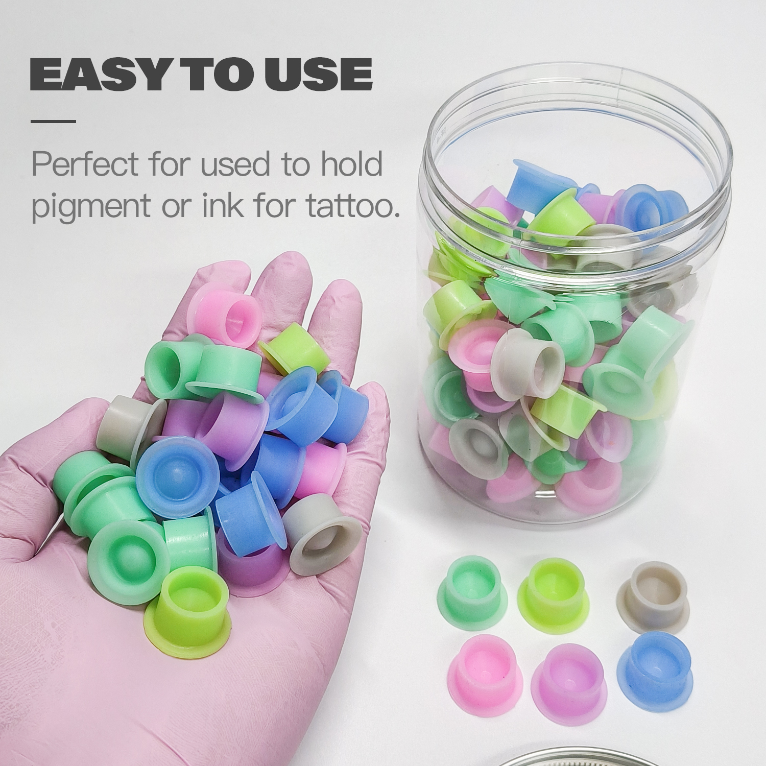 100Pcs Disposable Canned Silic – обзор и цена Calligraphy Ink Bottle